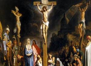 Mistérios Dolorosos - Quinto Mistério, a crucifiquição e morte de Nosso Senhor Jesus